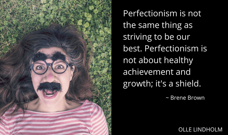 perfectionism is boring
